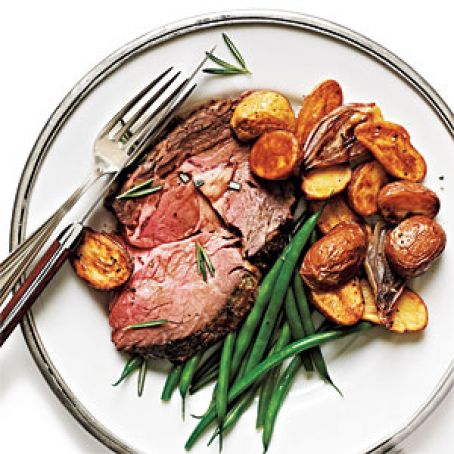 Rosemary-Dijon Crusted Standing Rib Roast