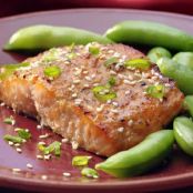 BROILED SALMON w/WHITE MISO GLAZE