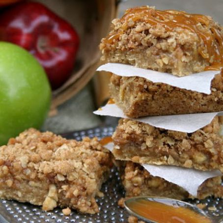 Caramel Apple Nut Bars