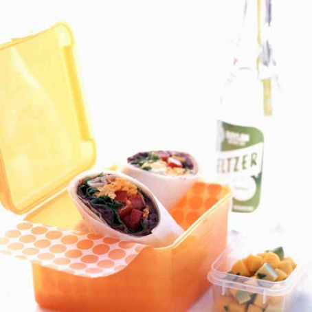 VEGGIE-Taco-Salad Wraps