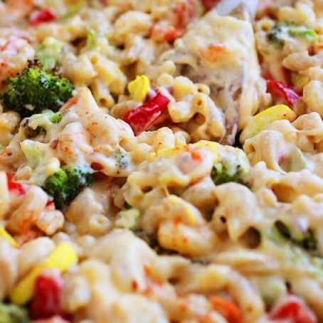 Roasted Vegetable Macaroni and Cheese