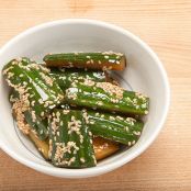 Cucumber Salad with Sesame Japanese Style
