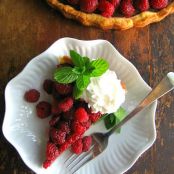 Raspberry and Dark Chocolate Ganache Tart