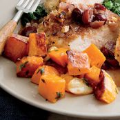 Garlic and Thyme Roasted Butternut Squash