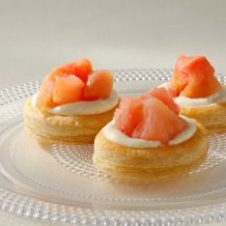 Roasted Apple Puffs with Cinnamon Pastry Cream