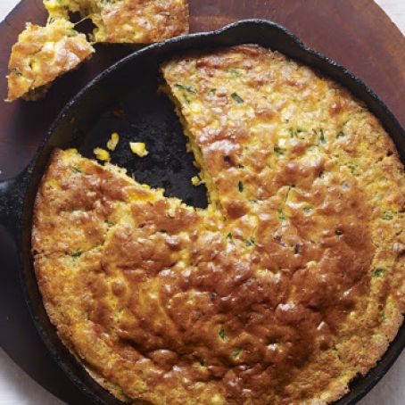 Poblano, Bacon and Cheddar Cornbread