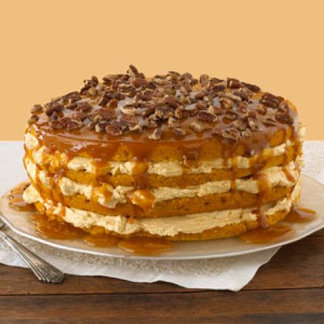 Luscious Four-Layer Pumpkin Cake Recipe