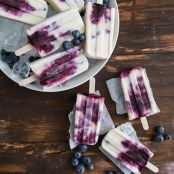 Blueberry Coconut Ice Pops