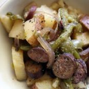 Sausage, Peppers & Potatoes (Slow Cooker)