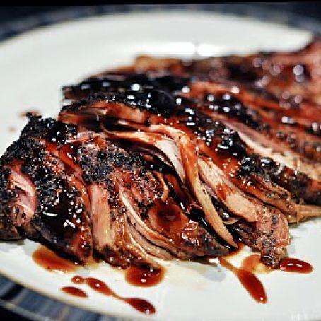 Brown Sugar & Balsamic Glazed Pork Loin