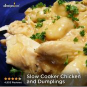 Slow Cooker Chicken and Dumplings
