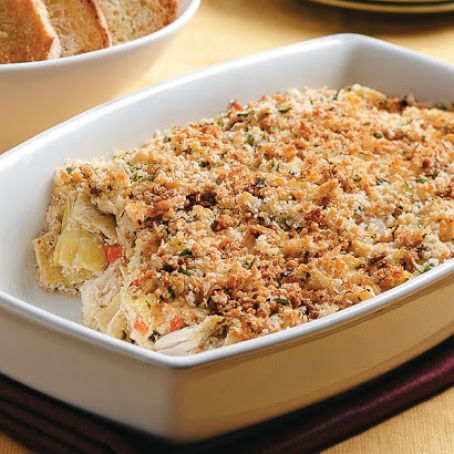 Crab & Artichoke Gratin