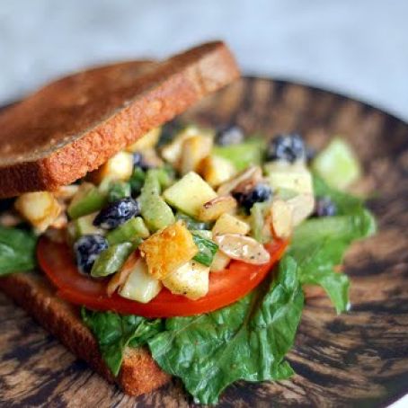 No Chicken Chinese Salad Sandwich