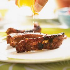 Grilled Pork Spare Ribs with Ponzu Sauce