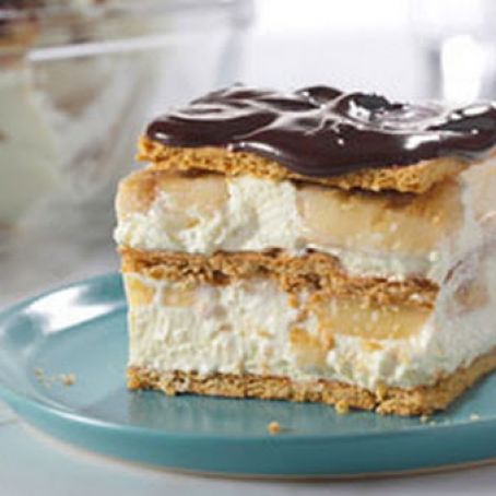 No-Bake Banana Eclair Cake