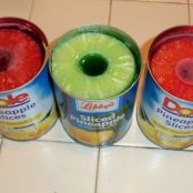 Holiday Jell-O Pineapple Rings