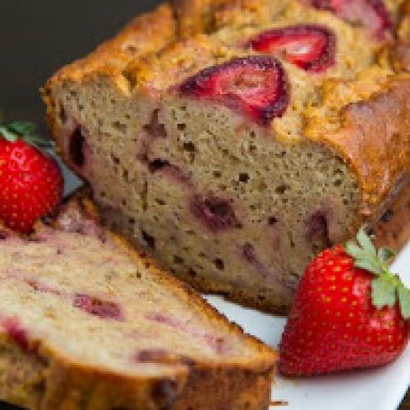 Strawberry Greek Yogurt Banana Bread