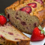 Strawberry Greek Yogurt Banana Bread
