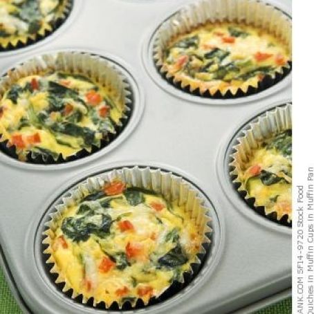 Egg and Spinach Quiche Cups