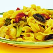 Last Minute Cheddar Chicken and Noodles * A++++