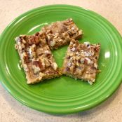 Salted Caramel Pecan Toffee Bars