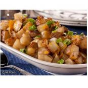 Cheesy Onion Potatoes