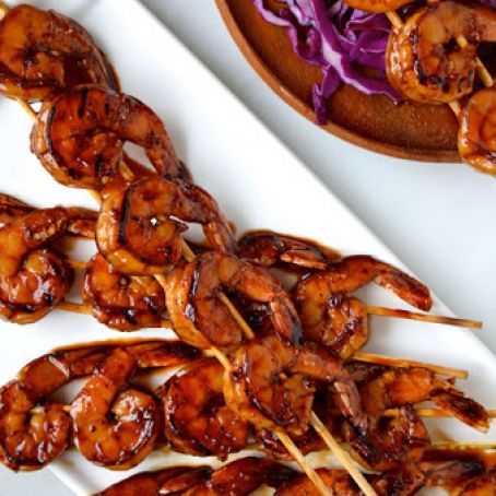 Glazed Honey Garlic Shrimp