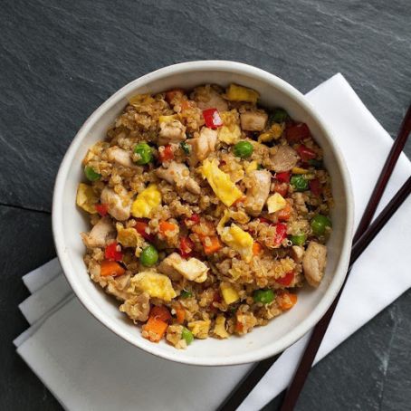 Chicken Quinoa Fried Rice