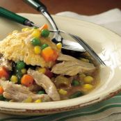 Slow-Cooker Upside Down Chicken Pot Pie