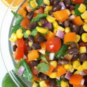 Southwestern Black Bean Salad with Citrus Dressing