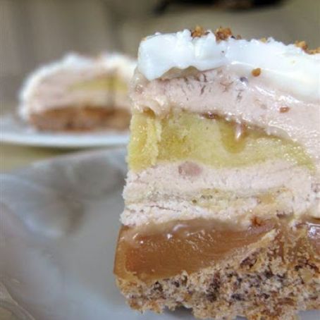 Raspberry French Yule Log