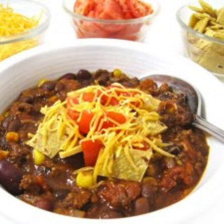 Skinny Taco Chili (Crock-pot or Stove-top) with Weight Watchers Points