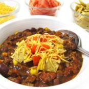 Skinny Taco Chili (Crock-pot or Stove-top) with Weight Watchers Points