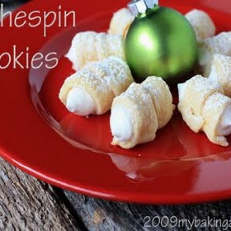 Clothes Pin Cookies