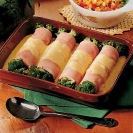 Ham and Broccoli Roll-ups Recipe