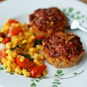 GROUND****Spiced Mini Turkey Meatloaf with Sweet Chili Glaze