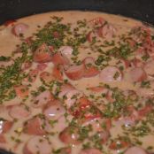 Skillet Franks & Noodles