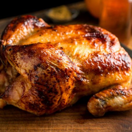 Roast Chicken with Cumin, Honey, & Orange