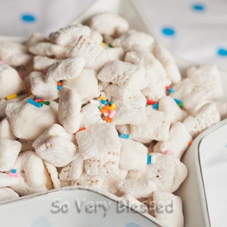 Cake Batter Puppy Chow