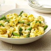 Tortellini with Asparagus & Lemon
