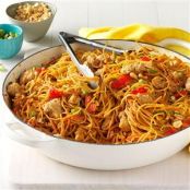 Thai Chicken Peanut Noodles Recipe