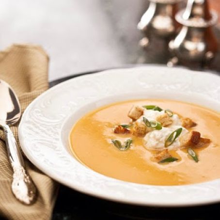 Sweet Potato and Green Apple Soup