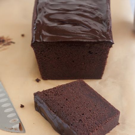 Glazed Chocolate Pound Cake from CI