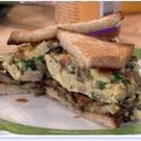 Denver Eggs-and-Potato Hash Sammies