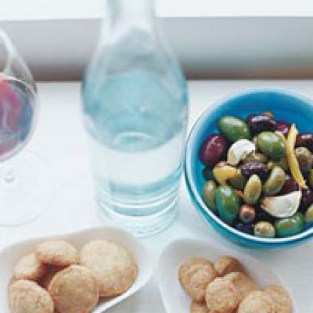 Warm Olives with Rosemary, Garlic and Lemon