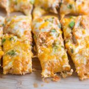 Cheesy Buffalo Chicken Pizza Sticks Recipe