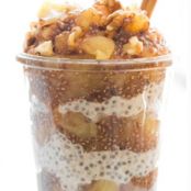 Vegan - Apple Pie Chia Seed Jam + Breakfast Parfait