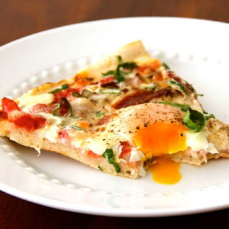 Bacon and Egg Pizza