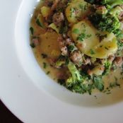 Sausage Potato & Broccoli Skillet