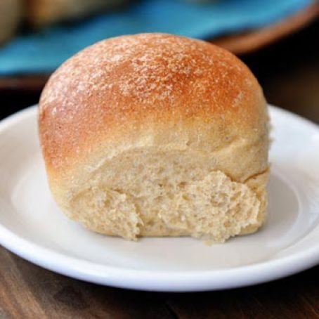 Fluffy Whole Wheat Dinner Rolls